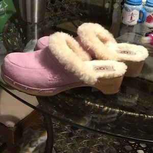 Lilac Ugg Clogs